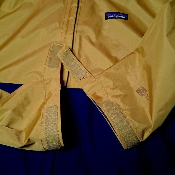 Patagonia Torrentshell Rain Jacket Men XL Blue Chartreuse Colorblock h2no Hiking - Picture 9 of 16